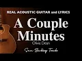 Lagu A Couple Minutes - Olivia Dean (Acoustic Karaoke | Original Key)
