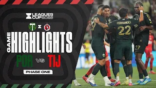Leagues Cup 2026 Portland Timbers 3 vs 1 Club Tijuana Full Match Highlights