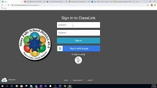 Staff login to ClassLink and then into Schoology