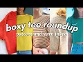 The Best Boxy Tee Knitting Patterns on Ravelry Roundup Pattern Review and Chat For Summer Knits