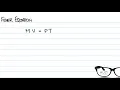 A2 Level Econ Money 2 10 - Fisher Equation