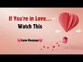 Download Lagu You NEED to Watch This If You're in Love 💜 How Love Changes Everything 💜 Deep Love Message