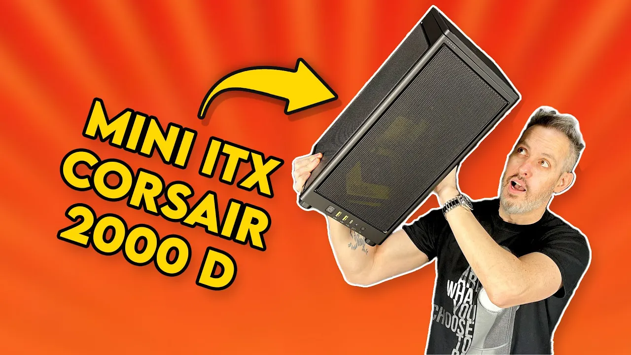 Anteprima di Case MiniITX Corsair 2000D, è bellissimo ! | Assemblaggio PC