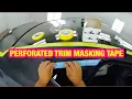 HOW TO MASK YOUR CAR FOR PAINT