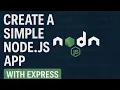 How to create a simple Node js app with Express