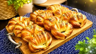 مطبخ ام وليد/ مملحات عقدة الكرواصون شكل شباب و حشو بسيط 🥰😋😍.
