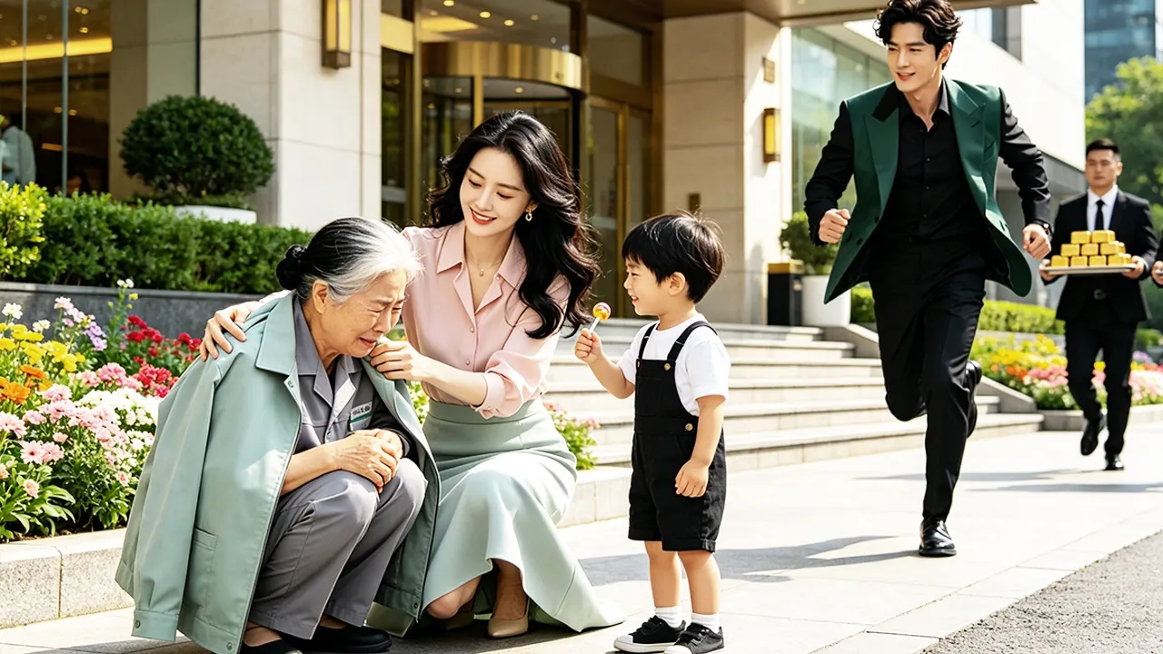 Mẹ đơn thân dẫn con cứu bà lão, ai ngờ là bà nội hào môn, CEO sốc: “Đó là con trai tôi?!”#phimhay poster