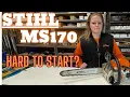 Stihl MS170 Chainsaw Why So Hard To Start Let s Do Some Detective Work