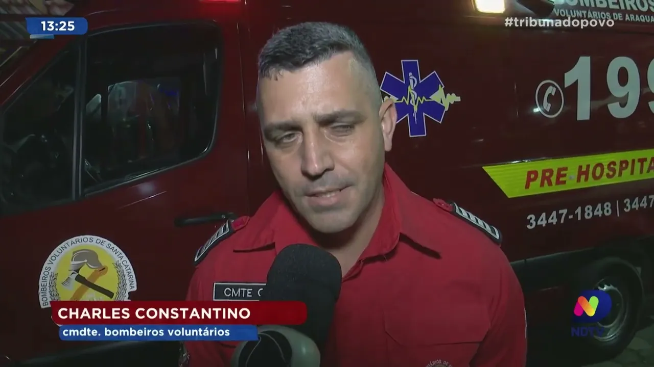 Araquari: grave acidente entre motos deixa duas pessoas feridas