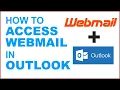 How To Configure Webmail Account With Microsoft Office Outlook