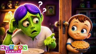Zombie Family Says - Where's My Pie?🎃Halloween Song For Kids | Zooby Zombie Family on Meeko's Family