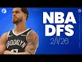 NBA DFS Picks Strategy for 26