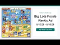 Big Lots Foods Weekly Ad 26 - 26 Top 10 Deals