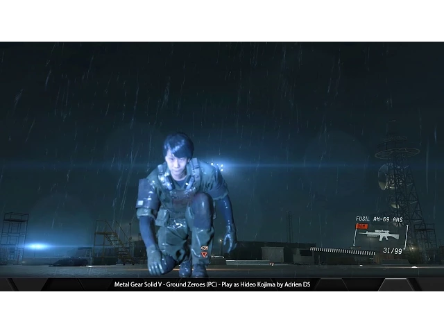 Metal Gear Solid V Ground Zeroes - Play as Hideo Kojima by Adrien DS