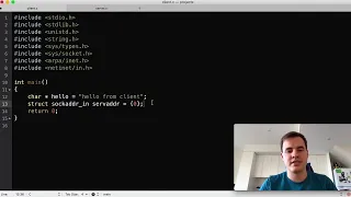 The Most Simple UDP Client Server Program In C