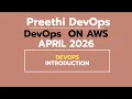 DAY 0 - APRIL 2026 DEVOPS Batch DEMO DEVOPS Introduction