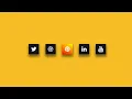 How to Create Animated Social Media Buttons with Gradient Hover Effect Using HTML CSS