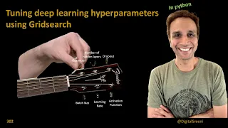 302 - Tuning deep learning hyperparameters using GridSearchCV