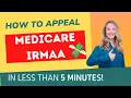 How to Appeal Medicare IRMAA in less than 5 minutes Julia Lembcke CFP URS Advisory