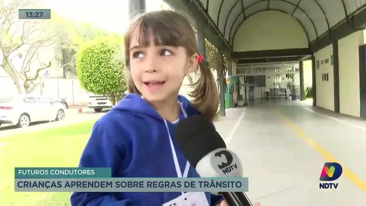 Futuros condutores: crianças aprendem sobre regras de trânsito em SC