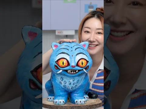 케데헌 호랑이 더피 케이크 만들기 🐯🍰 #아리키친