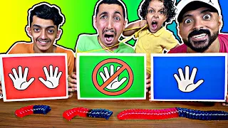 تحدي لاتختار الورقة الخطأ     والعقاب احر فشار بالعالم     دندنها