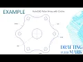 AutoCAD Polar Array with Circles