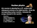 Nuclear physics problem