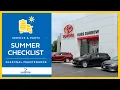 Toyota Summer Maintenance West Bend WI Russ Darrow Toyota