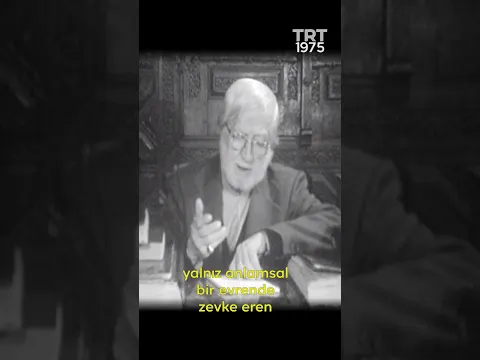 Abdülbaki Gölpınarlı, Mevlana'yı anlatıyor. 📜