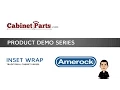 Cabinetparts com - Amerock Inset Wrap Traditional Hinges