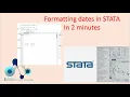 Formatting dates in STATA