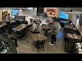 Security inside Pagliai s Pizza in Johnston shows moment driver crashes through the building