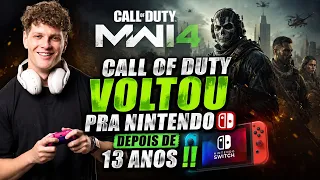 CALL of DUTY VOLTOU pra NINTENDO !! Veja a Gameplay de MW4 no SWITCH 2 (gameplay PT-BR) (LIVE)