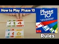 how to play Phase 10 phase 10 card game Phase 10 rules