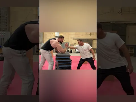 Bavarian Arm Wrestling Scene VS Alan Ritchson (never shown footage)