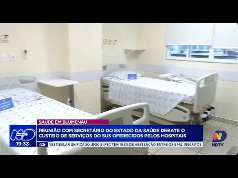 Secretário de Saúde visita Blumenau para debater custos do SUS