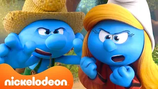 Smurfs Fighting EACH OTHER for 90 Minutes Straight 💥 | @Nicktoons