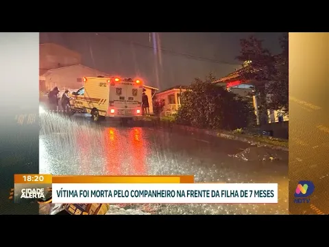 Feminicídio em Concórdia: mulher é morta na frente da filha de sete meses