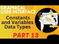 Constant and Variables Data Types in Visual Basic 6 0 II Graphical User Interface Computer Science