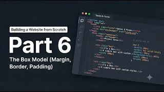 Building a Website from Scratch Part 6 The Box Model Margin Border Padding