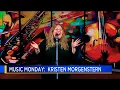 Kristen Morgenstern singing on WFMZ 69 News For Music Monday with Eve Russo 2024