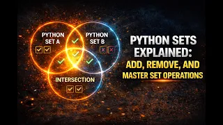 Python Sets Explained Add Remove and Master Set Operations