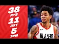 Anfernee Simons Drops 38-PT DOUBLE-DOUBLE In Brooklyn January 7 2024