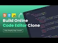 HTML CSS JavaScript Project - Build Code Editor Like Codepen