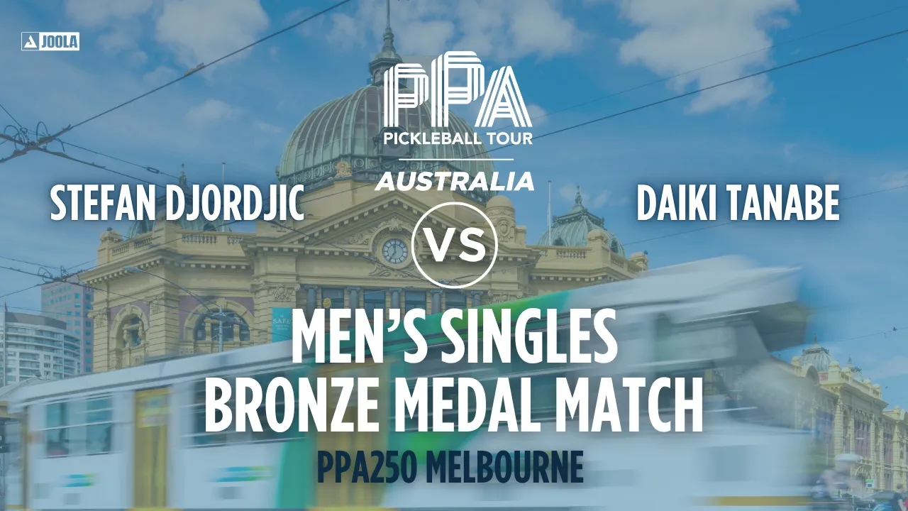 Stefan Djordjic vs Daiki Tanabe at the Melbourne PPA 250 | Bronze Medal Match