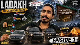 Jaipur to Ladakh 🚗 | The Adventure Begins! | Episode 1