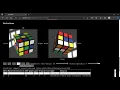 Rubik s Cube Solver - Three js animation