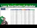 How to make a Loan Amortization Calculator in Excel