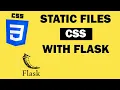 Adding Static to HTML with Flask